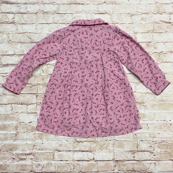 🔴SOLD Izod Corduroy Dress Button Down Long Sleeve Floral - Picture 4 of 5